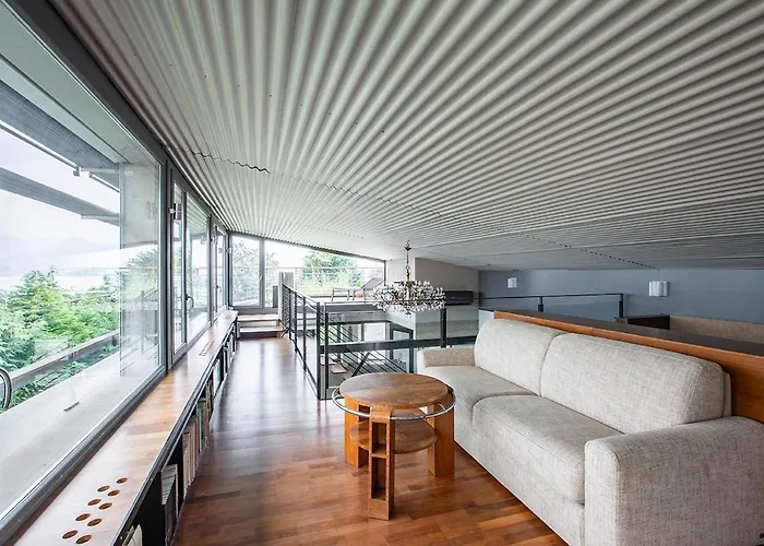 Lakeview Villa, Terrace And Garage Stresa